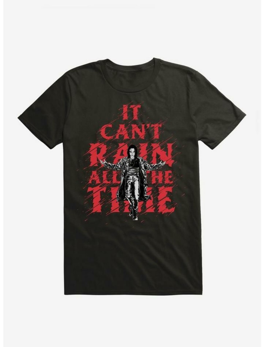 Guys * | Buy The Crow Can'T Rain All The Time T-Shirt Black