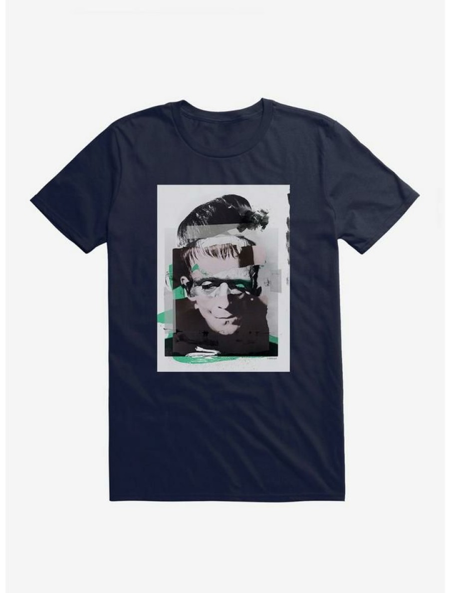 Guys * | Best Deal Universal Monsters Frankenstein Distorted Portrait T-Shirt