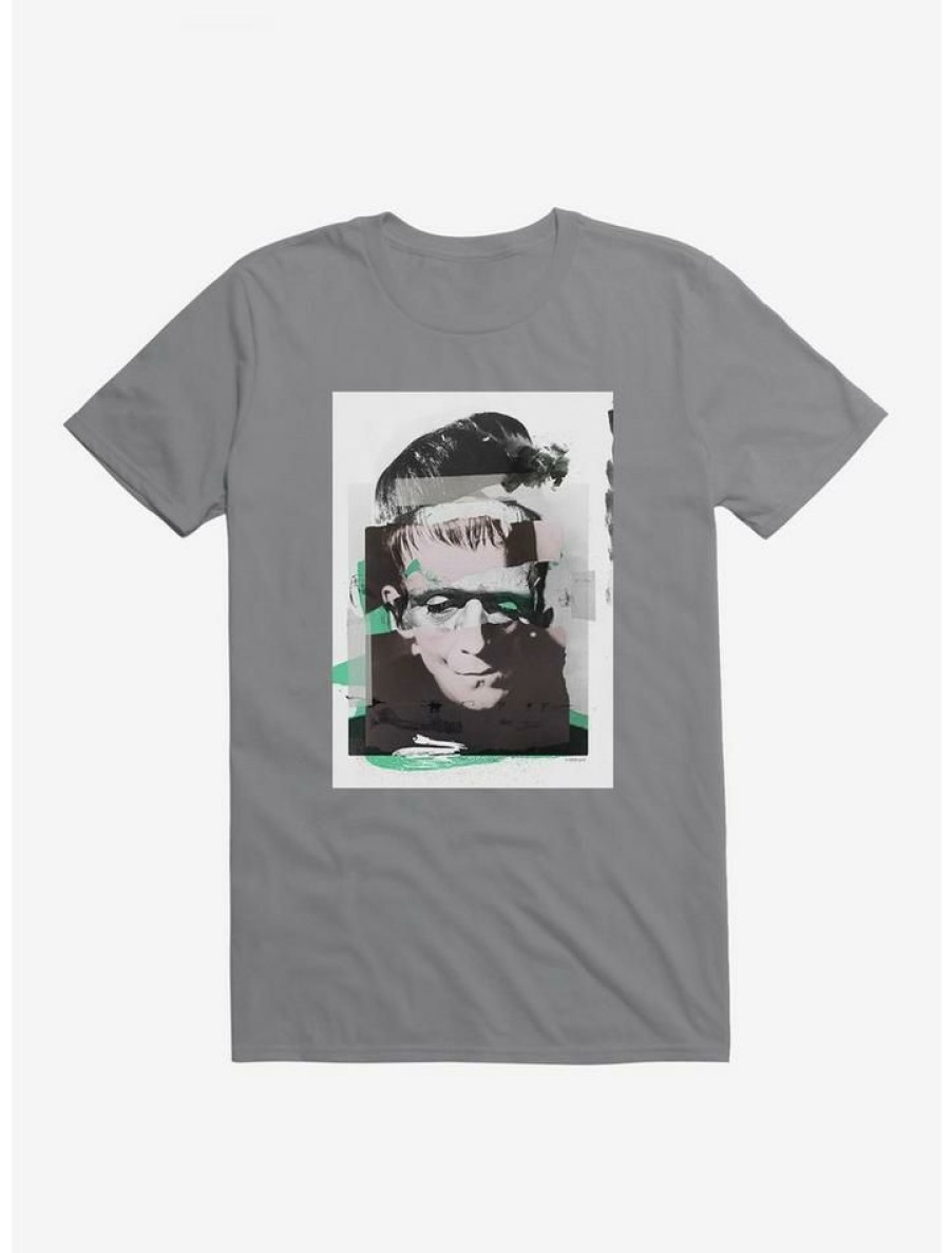 Guys * | Best Deal Universal Monsters Frankenstein Distorted Portrait T-Shirt