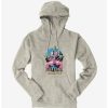 Guys * | Best Sale Killer Klowns From Outer Space Shorty Hoodie Oatmeal Heather