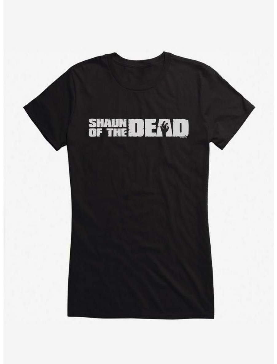 Tees * | Best Sale Shaun Of The Dead Logo Girls T-Shirt