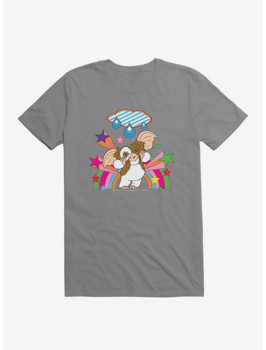 Guys * | Top 10 Gremlins Adorable Gizmo Rainbow T-Shirt