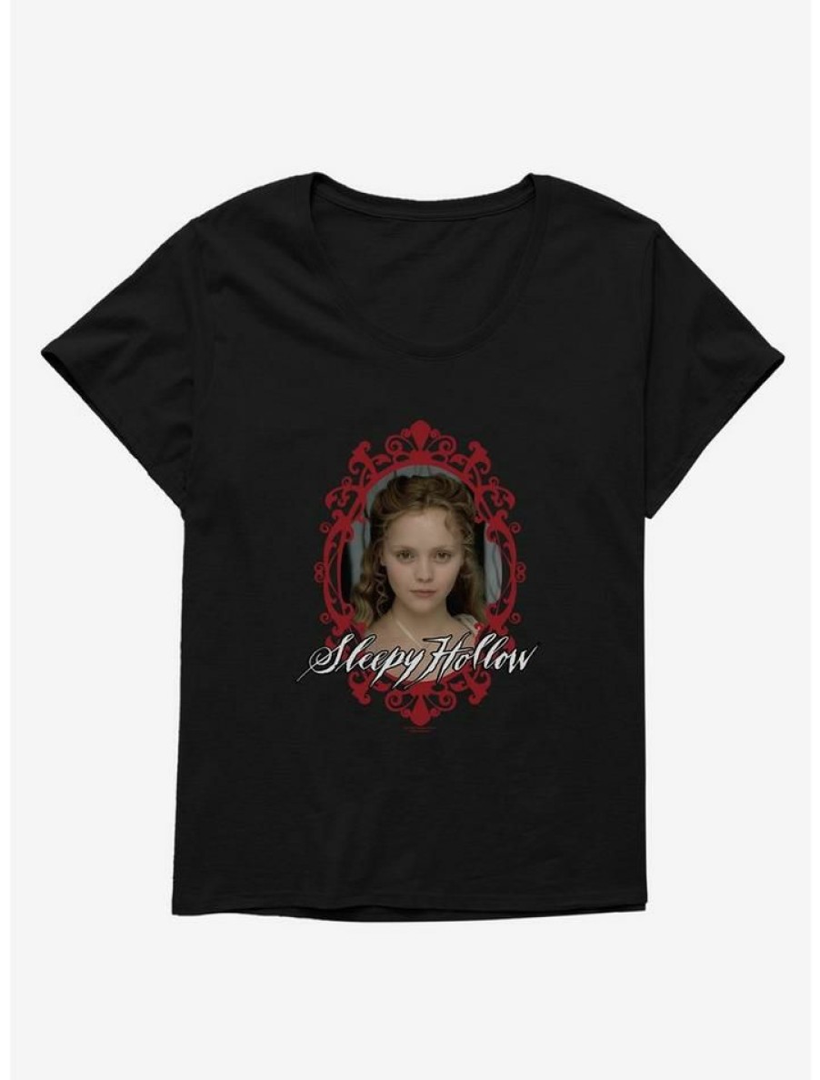 Tees * | Best Sale Sleepy Hollow Katrina Val Tassel Girls T-Shirt Plus Size Black