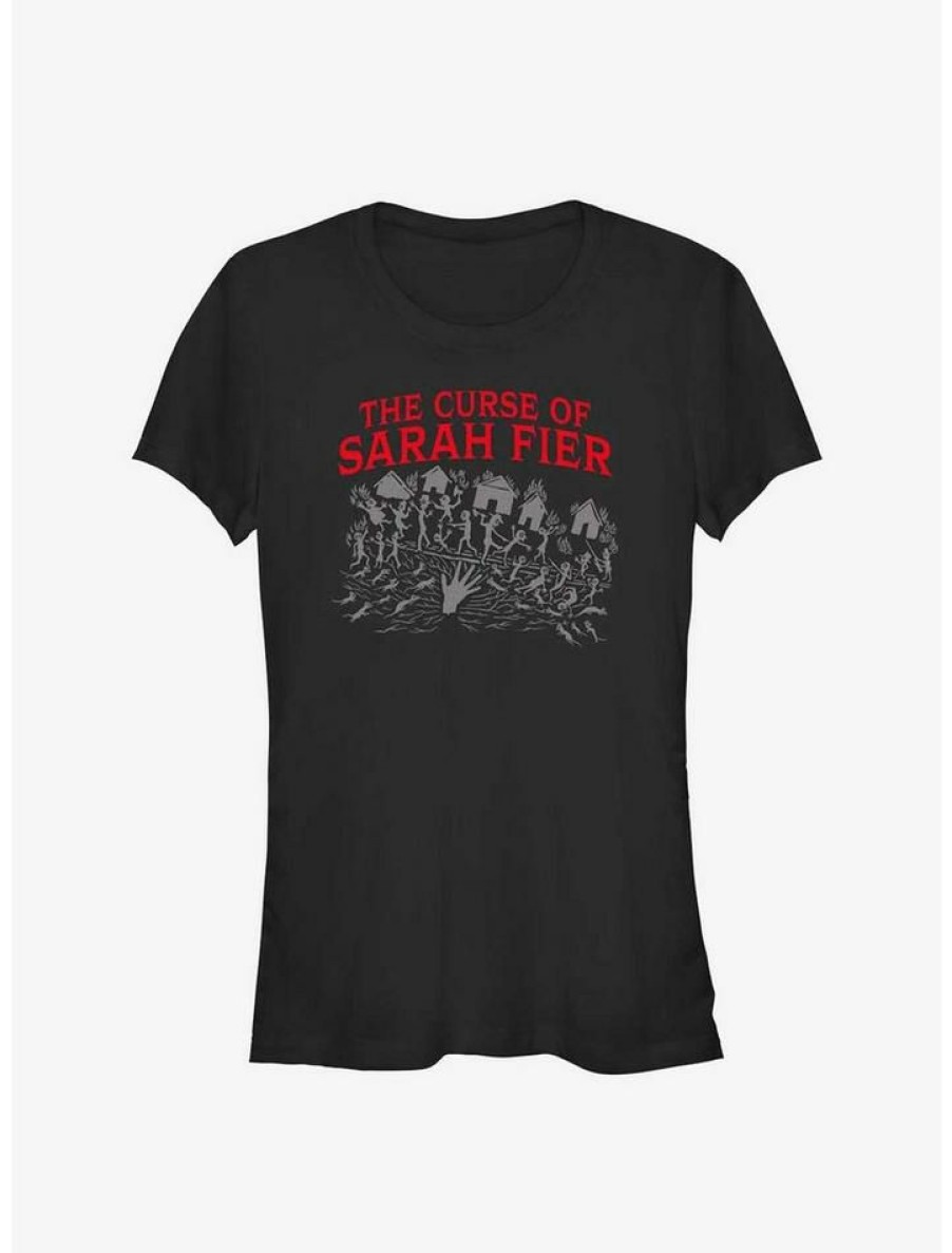 Tees * | Coupon Fear Street The Curse Of Sarah Fier Girls T-Shirt Black