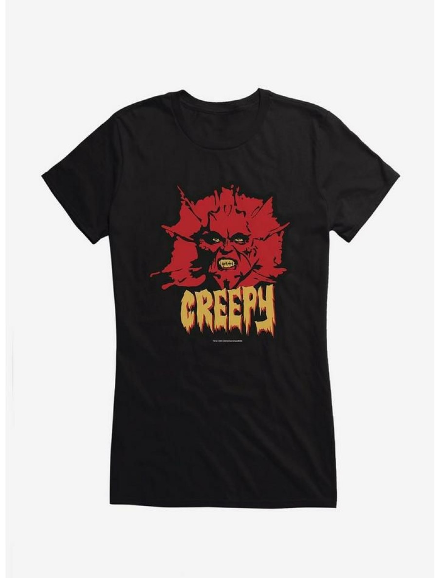 Tees * | Outlet Jeepers Creepers Creepy Girls T-Shirt Black