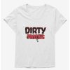 Tees * | Flash Sale Carrie 1976 Dirty Pillows Girls T-Shirt Plus Size White