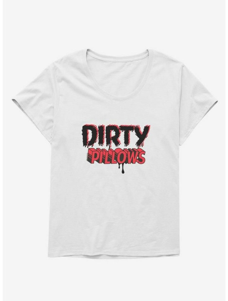 Tees * | Flash Sale Carrie 1976 Dirty Pillows Girls T-Shirt Plus Size White