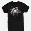 Guys * | New Friday The 13Th Jason Voorhees Mask T-Shirt Black