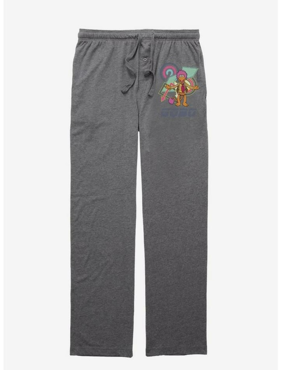 Guys * | Top 10 Jim Henson'S Fraggle Rock Gobo Pajama Pants Graphite Heather