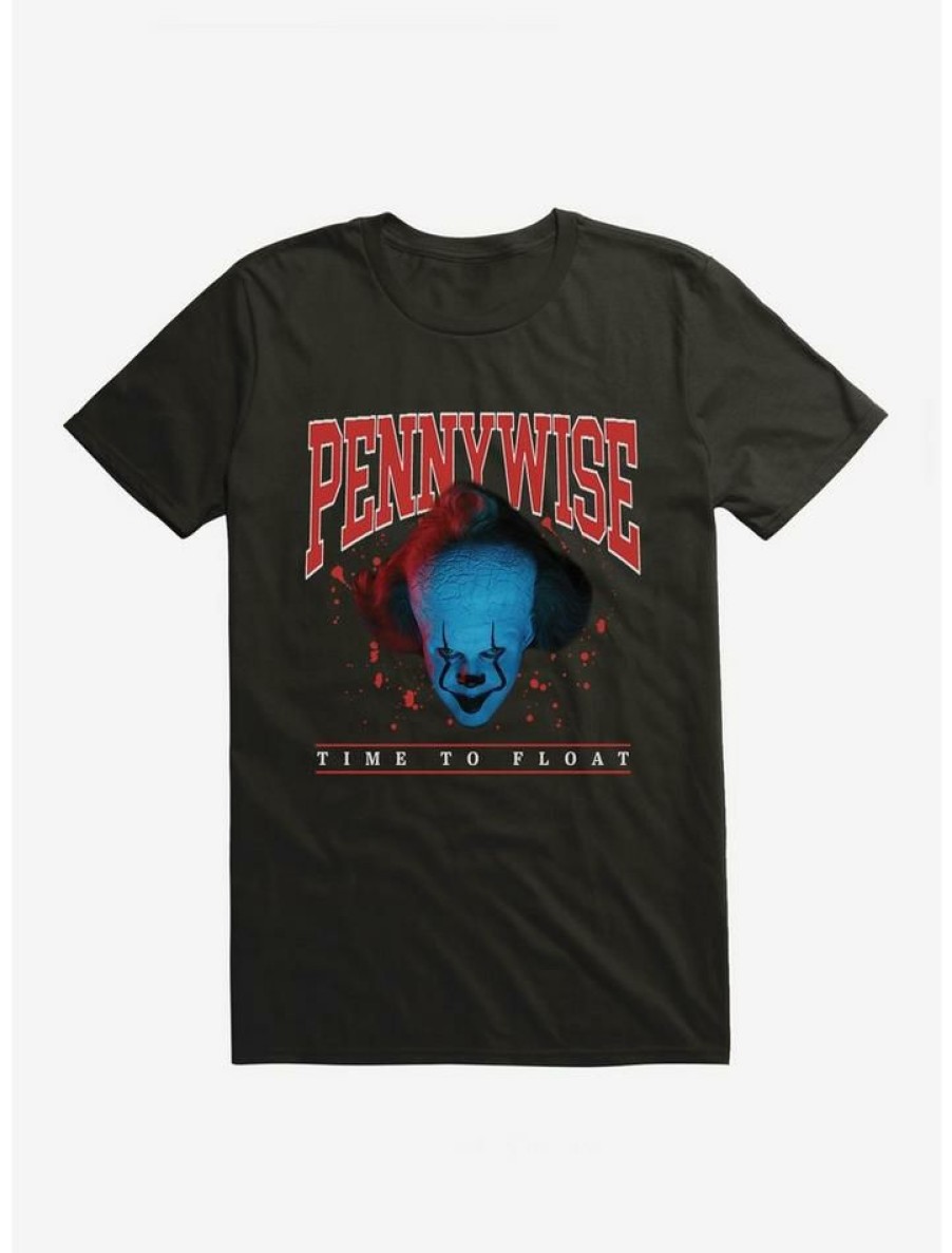 Tees * | Deals It Chapter 2 Pennywise Collegiate Logo T-Shirt Black