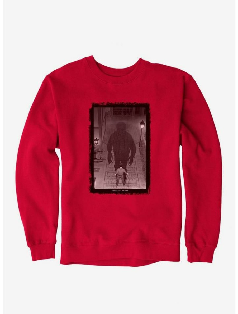 Guys * | Promo The Wolf Man And White Inner Wolf Sweatshirt