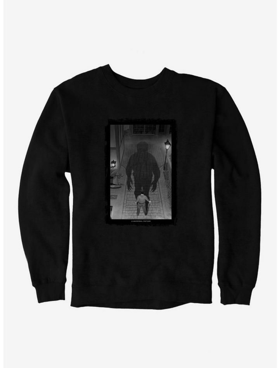 Guys * | Promo The Wolf Man And White Inner Wolf Sweatshirt