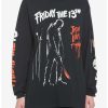 Girls * | Buy Friday The 13Th Jason Lives Girls Long-Sleeve T-Shirt Multi