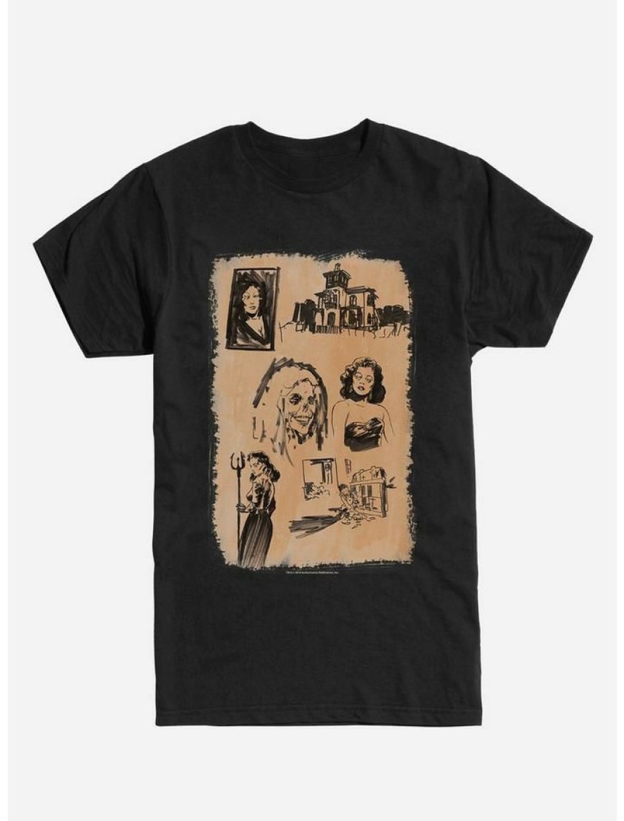 Guys * | Best Reviews Of Chilling Adventures Of Sabrina Horror Sketches T-Shirt