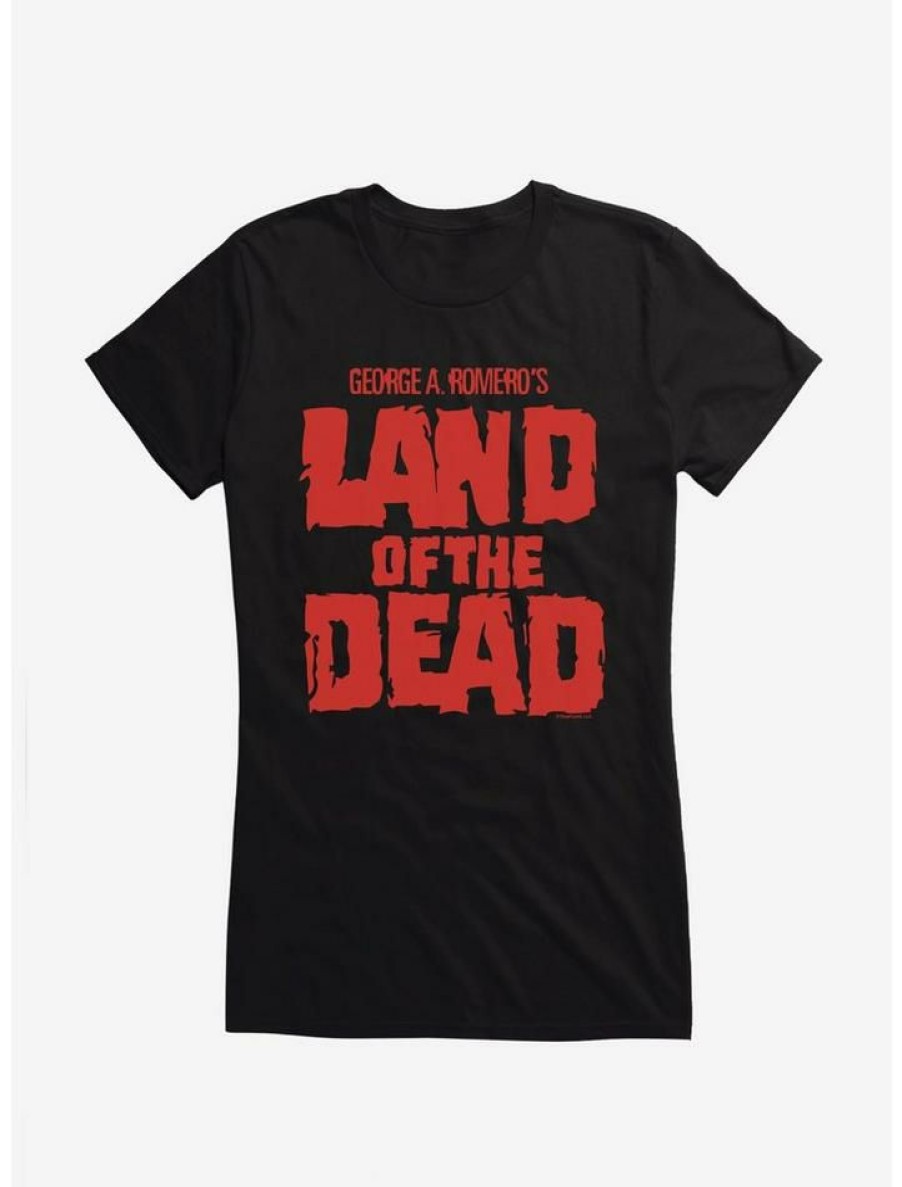 Tees * | Best Reviews Of Land Of The Dead Logo Girls T-Shirt