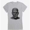 Tees * | Coupon Universal Monsters The Mummy Skull Face Girls T-Shirt