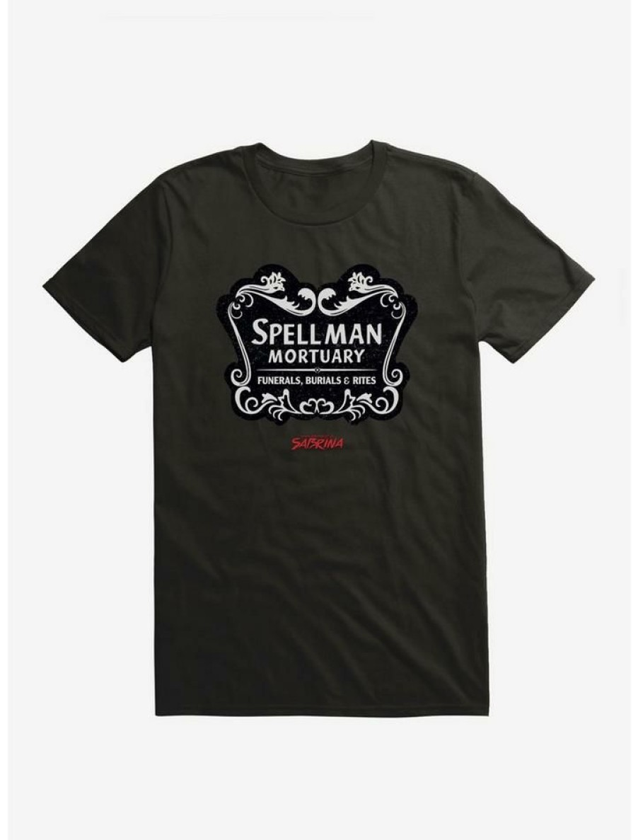 Guys * | Best Reviews Of Chilling Adventures Of Sabrina Spellman Mortuary Mono T-Shirt