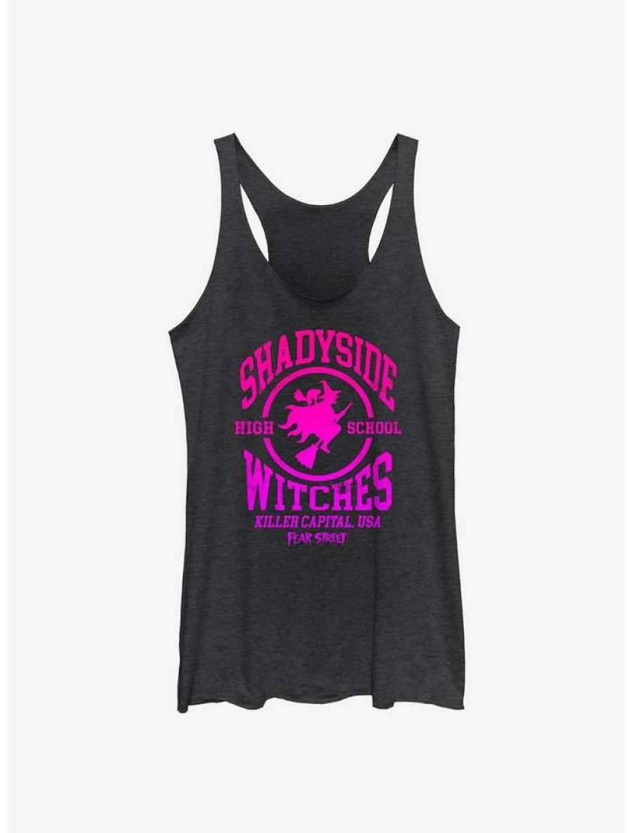 Girls * | Best Sale Fear Street Shadyside Witches Girls Tank Blk Htr