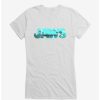 Tees * | Deals Jaws Script Ocean Imagery Girls T-Shirt