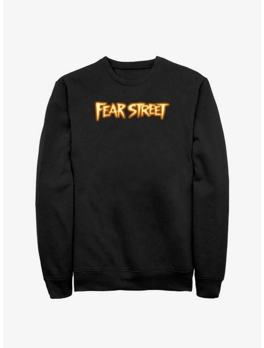 Guys * | Best Deal Fear Street Logo Sweatshirt Black