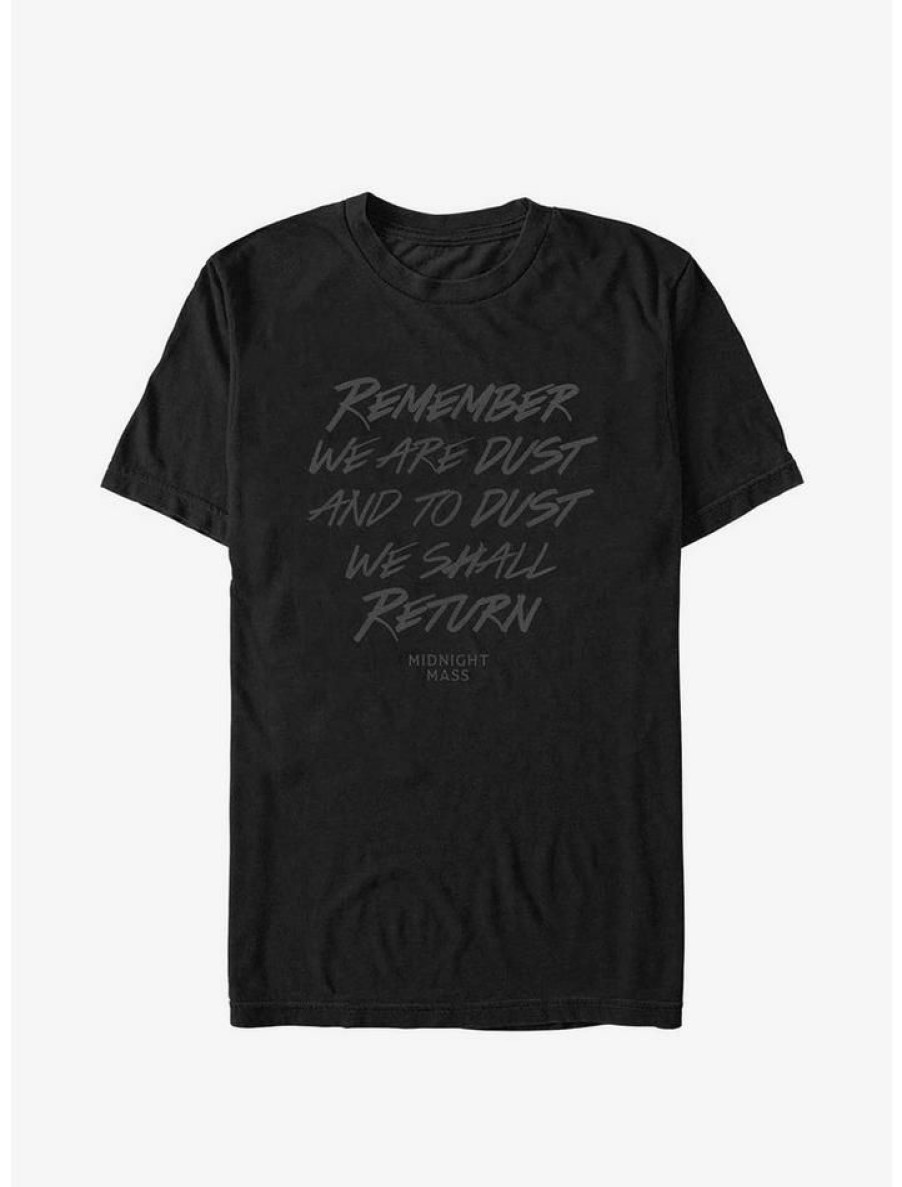 Guys * | Best Reviews Of Midnight Mass Return To Dust T-Shirt Black