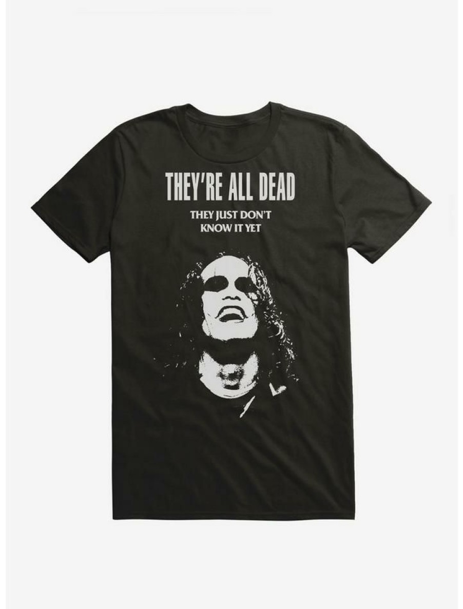 Guys * | Best Reviews Of The Crow They'Re Dead T-Shirt Black