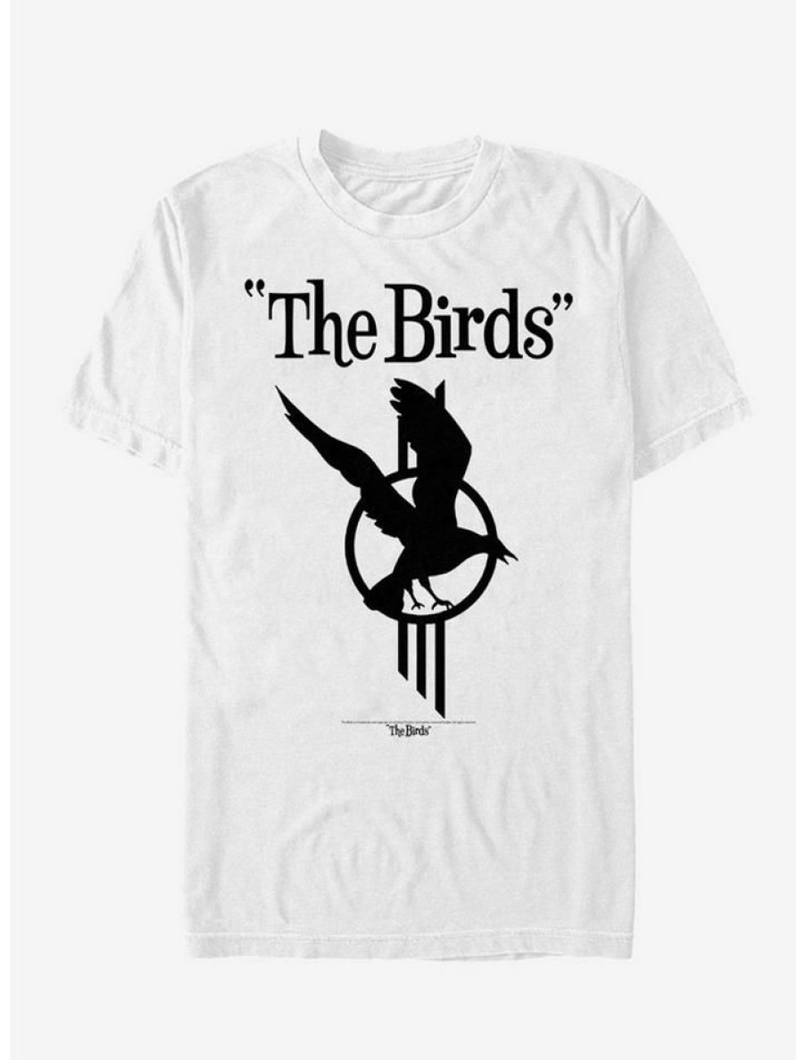 Guys * | Best Pirce The Birds Poster T-Shirt White