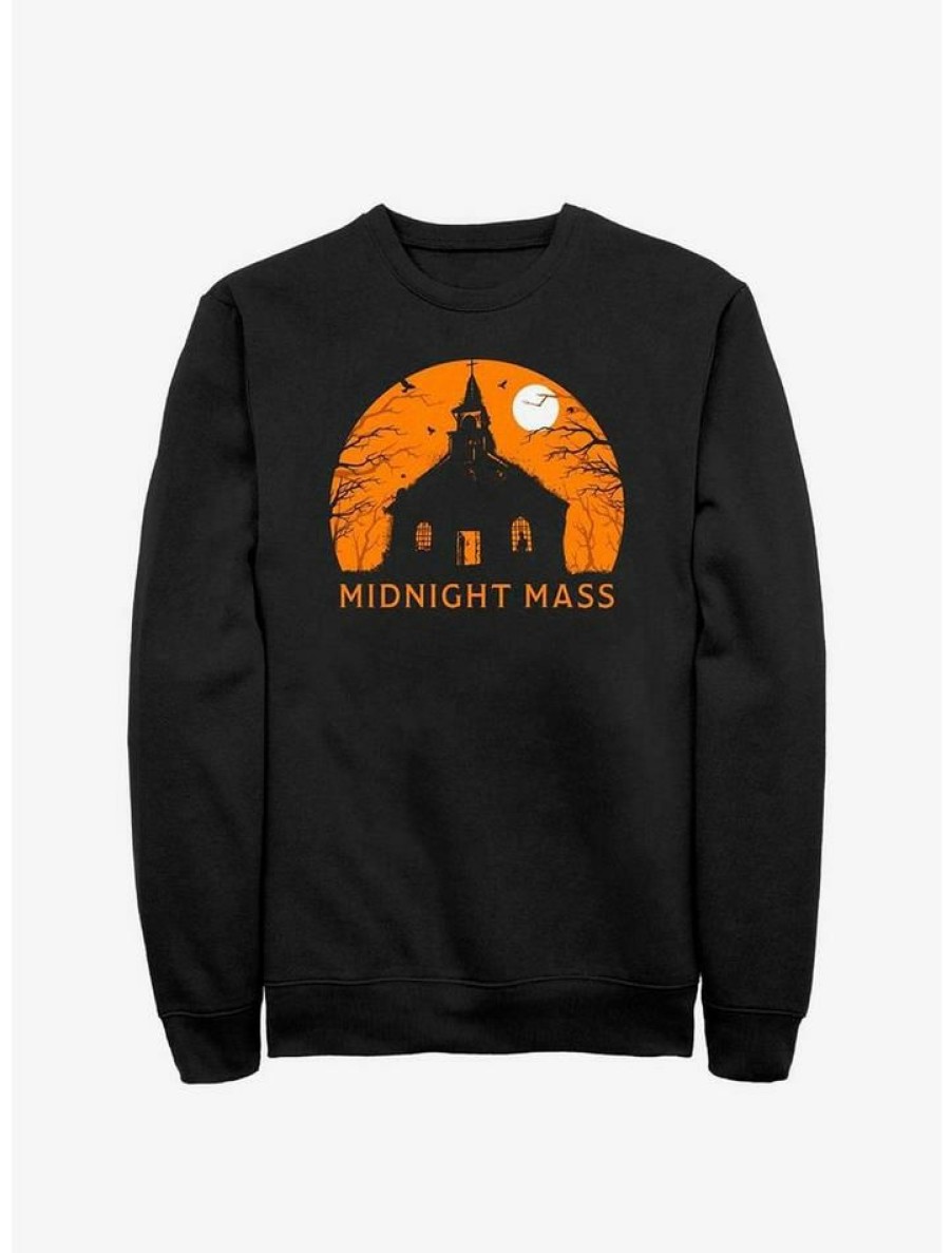 Guys * | Best Reviews Of Midnight Mass St. Patrick'S Church Haunting Sweatshirt Black