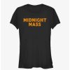 Tees * | Best Sale Midnight Mass Logo Girls T-Shirt Black