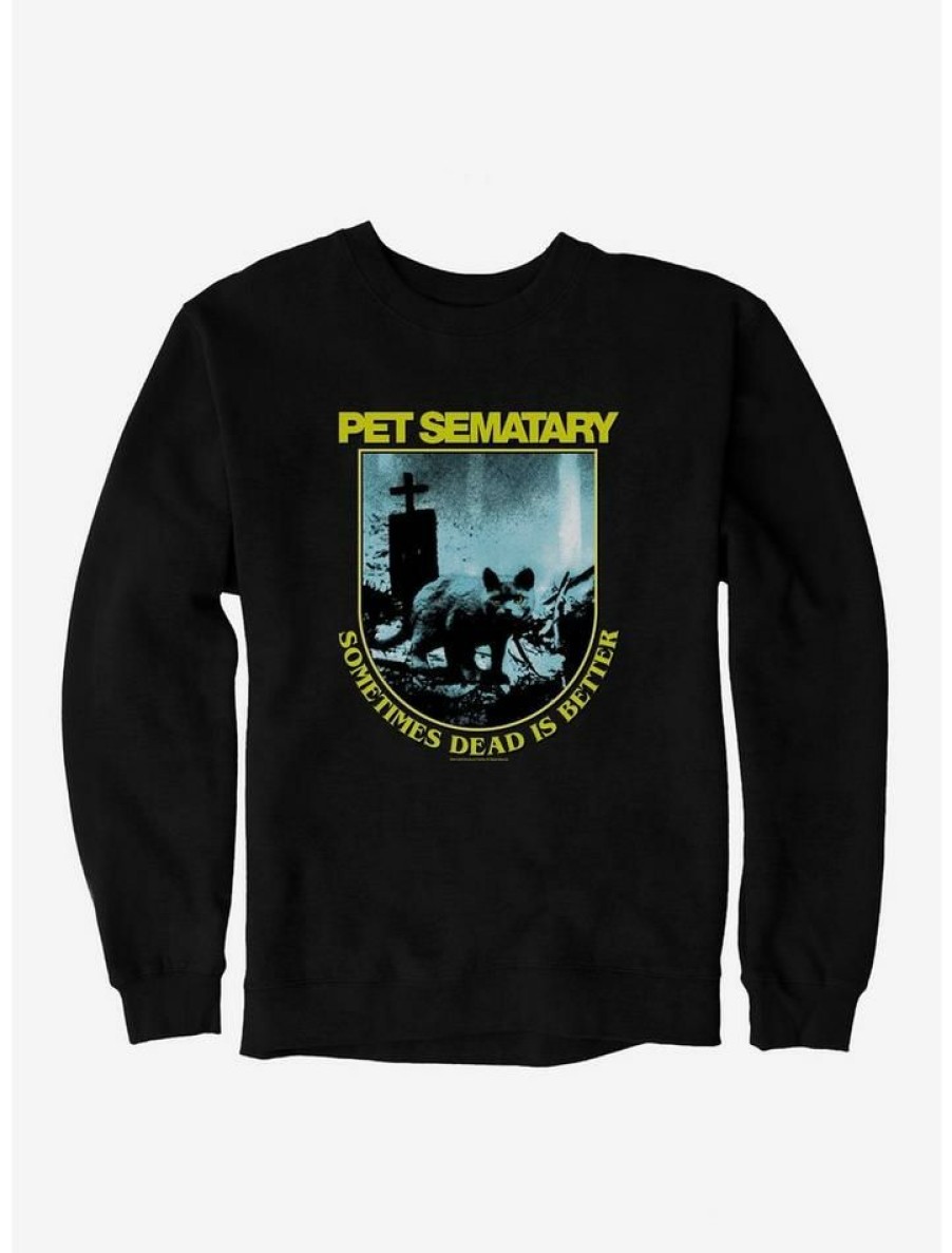 Guys * | Budget Pet Sematary Church'S Eyes Sweatshirt Black