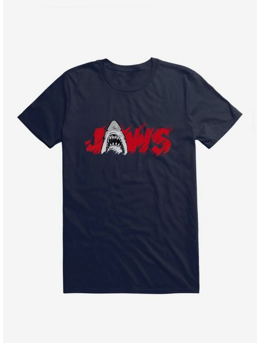 Guys * | Best Reviews Of Jaws Classic Thrash Icon Script T-Shirt