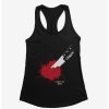 Girls * | Budget Carrie 1976 Knife Splatter Girls Tank Black