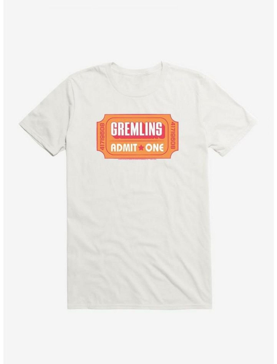 Guys * | New Gremlins Movie Ticket Admit One T-Shirt