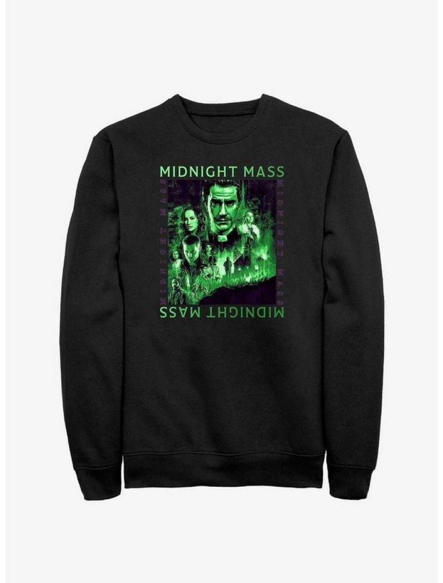 Guys * | Promo Midnight Mass Group Sweatshirt Black