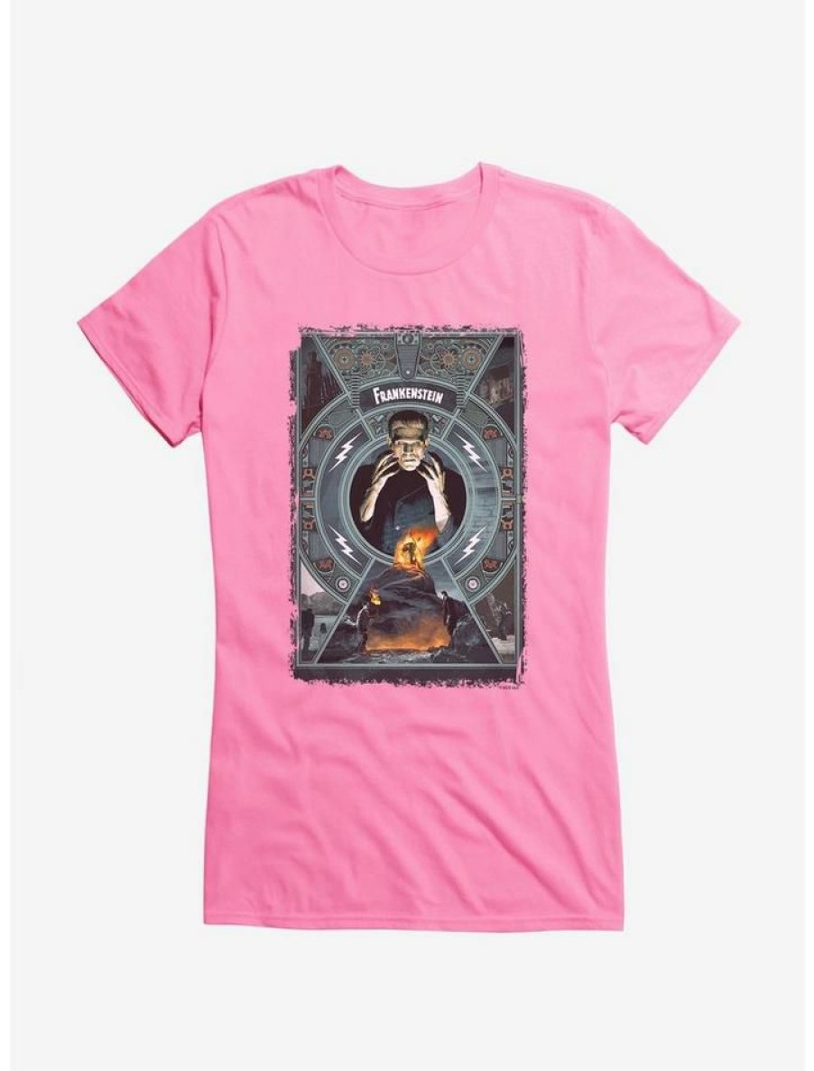 Tees * | Best Reviews Of Frankenstein Poster Girls T-Shirt