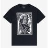 Tees * | Buy Universal Monsters Dracula Woodcut T-Shirt By Brian Reedy Black