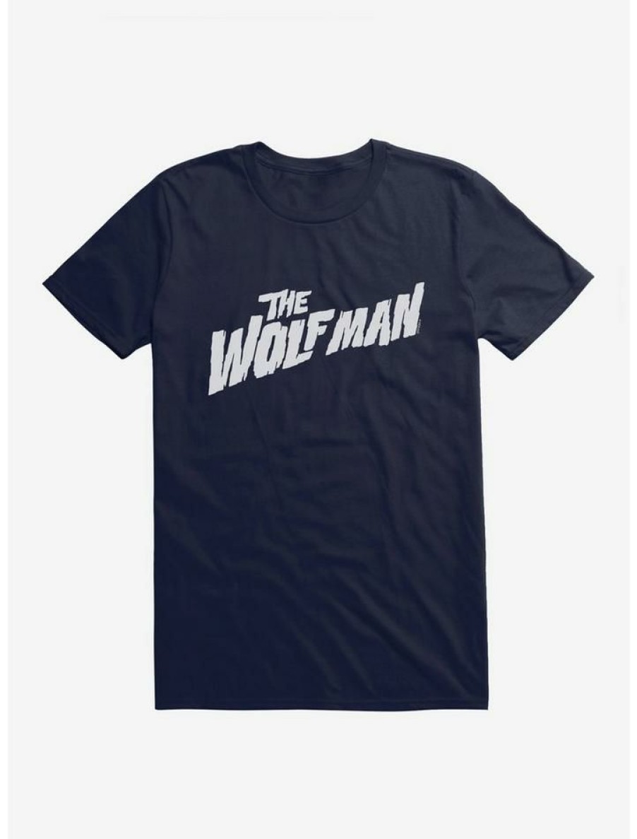 Guys * | Wholesale The Wolf Man Bold Font T-Shirt