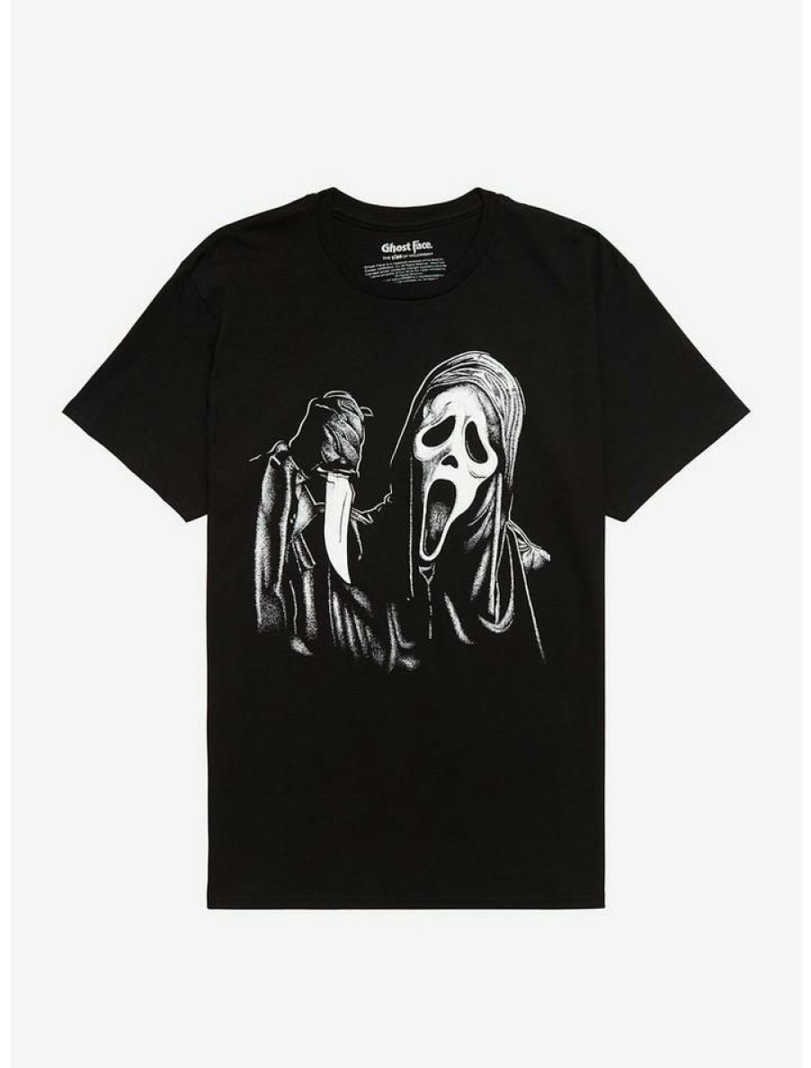 Guys * | Best Deal Scream Ghost Face Lives T-Shirt Black