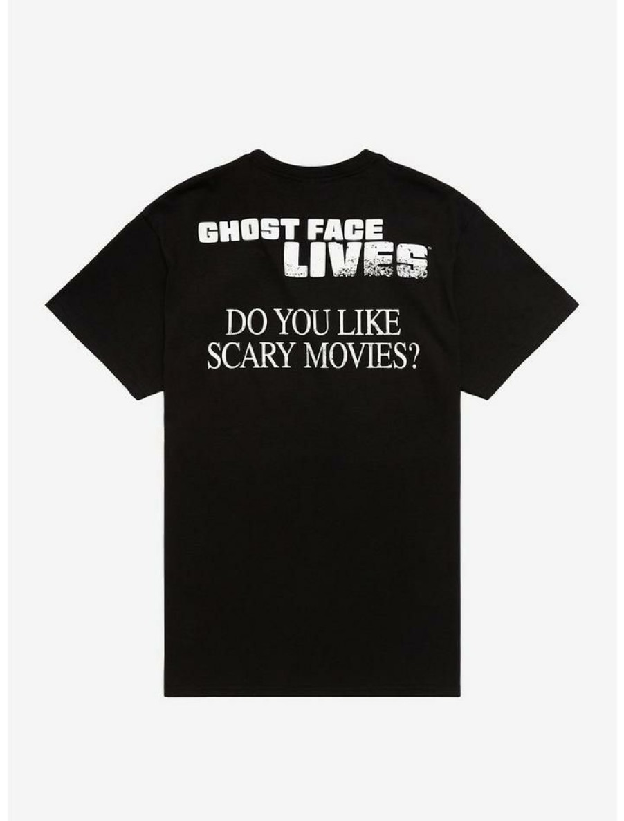 Guys * | Best Deal Scream Ghost Face Lives T-Shirt Black