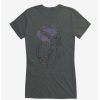 Tees * | Discount Universal Monsters Bride Of Frankenstein Watercolor Split Girls T-Shirt