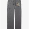 Guys * | Budget Jim Henson'S Fraggle Rock Holding Hands Pajama Pants Graphite Heather