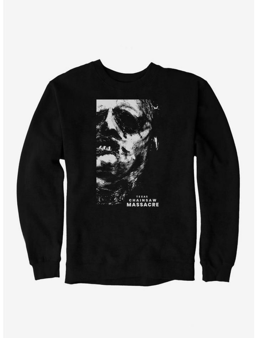 Guys * | Brand New Texas Chainsaw Massacre Poster Sweatshirt Black