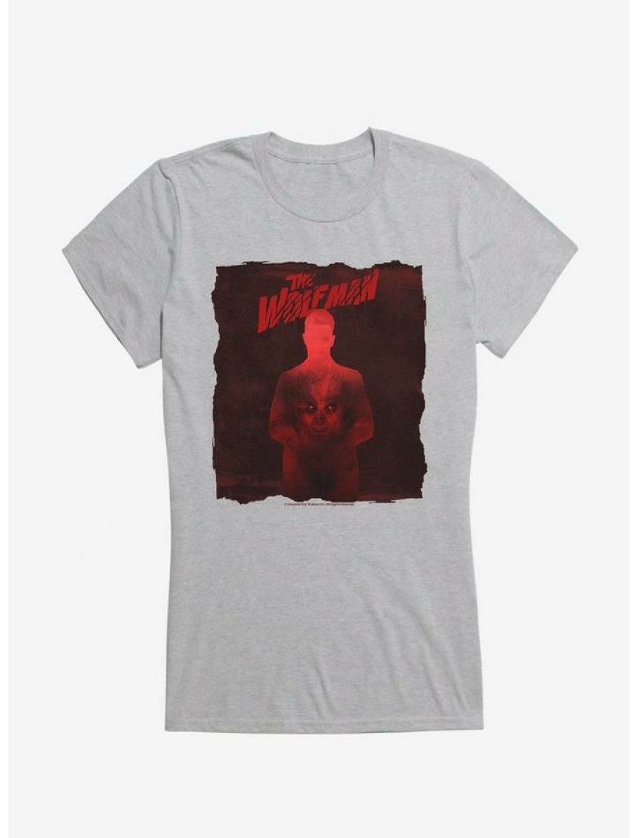 Tees * | Brand New Universal Monsters The Wolf Man Slash Girls T-Shirt