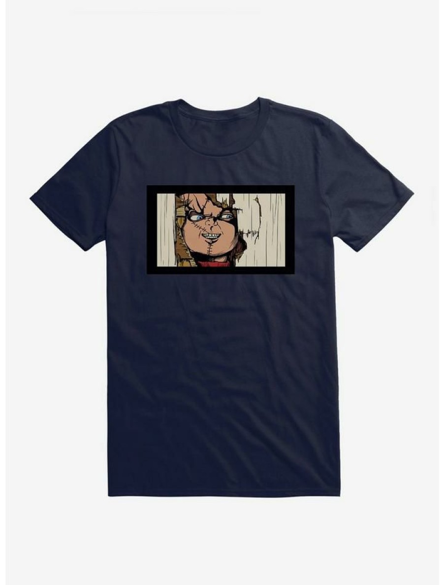 Guys * | Top 10 Chucky Here Is Chucky Color T-Shirt