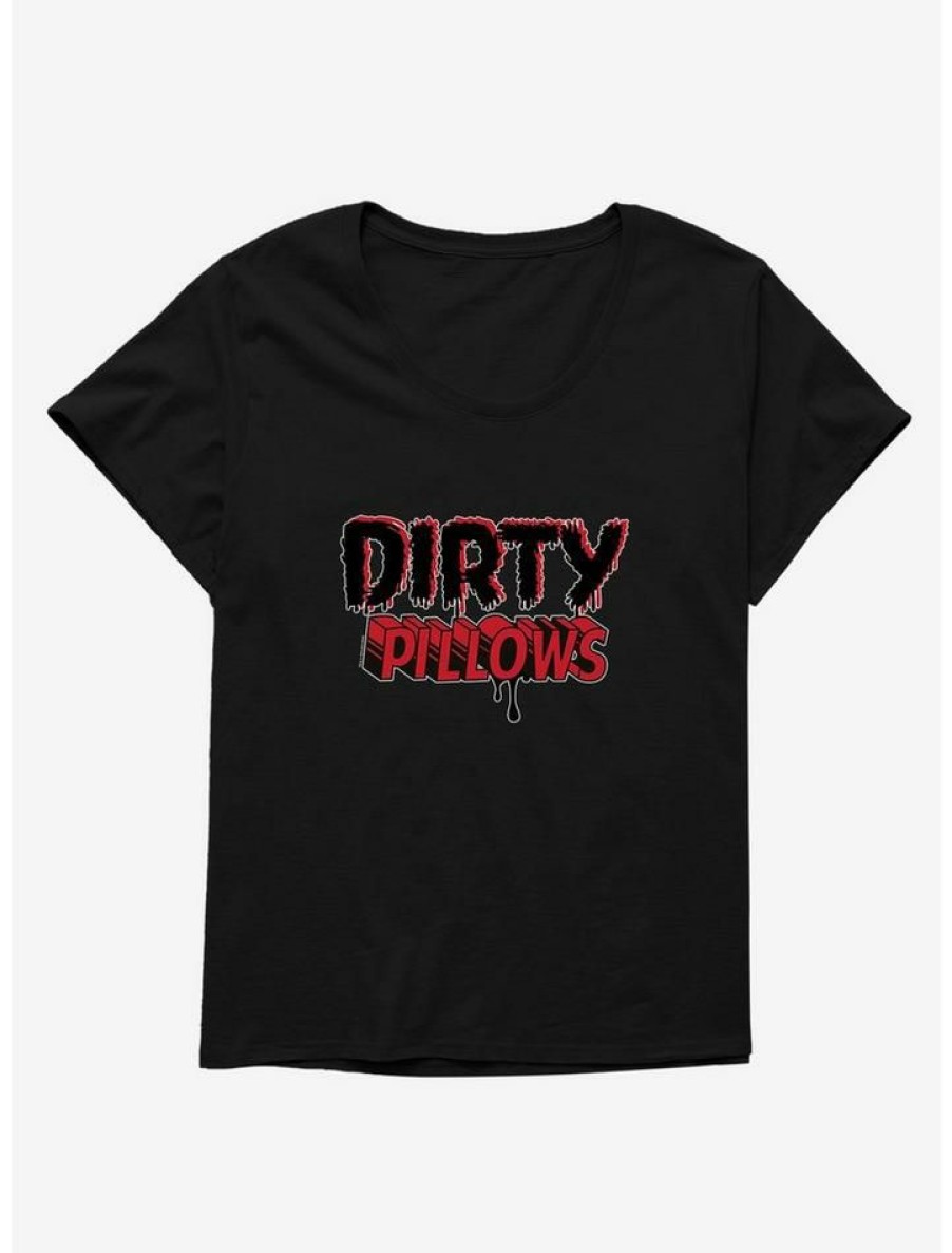 Tees * | Coupon Carrie 1976 Dirty Pillows Girls T-Shirt Plus Size Black