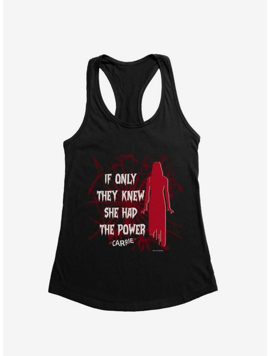 Girls * | Best Pirce Carrie 1976 If Only They Knew Girls Tank Black