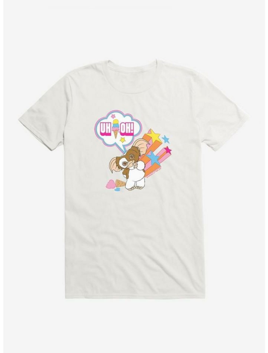 Guys * | New Gremlins Adorable Gizmo Uh-Oh! T-Shirt