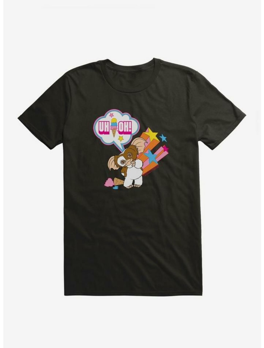 Guys * | New Gremlins Adorable Gizmo Uh-Oh! T-Shirt