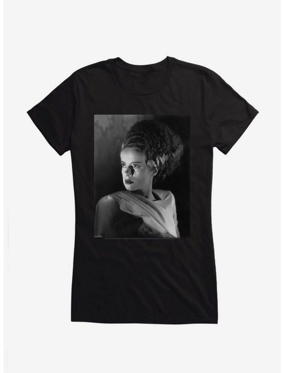 Tees * | Best Pirce Universal Monsters Bride Of Frankenstein Surprise Look Girls T-Shirt