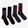 Girls * | New Child'S Play Chucky Blood Crew Socks 2 Pair